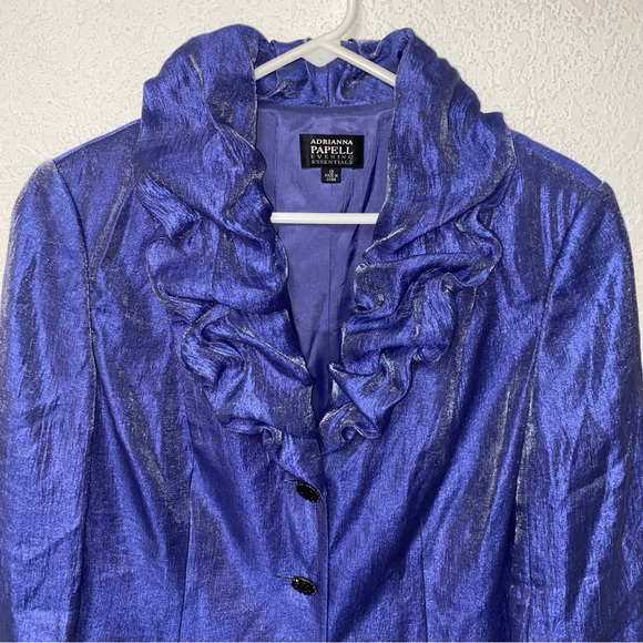 Adrianna Papell Evening Blazer Size 12 - Picture 7 of 11